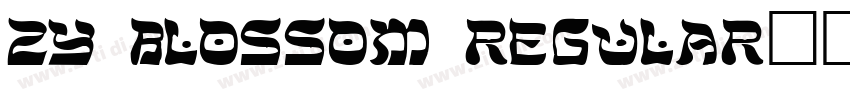 ZY Blossom Regular字体字体转换